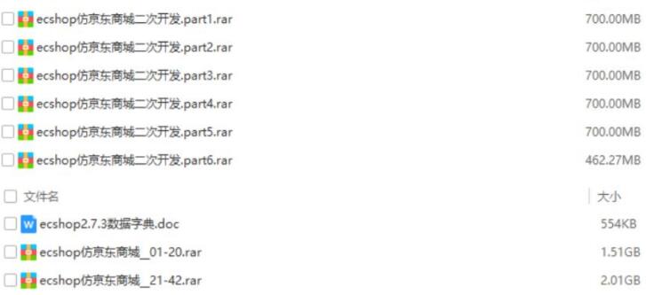 ecshop仿京东商城二次开发 菜鸟吧收集整理