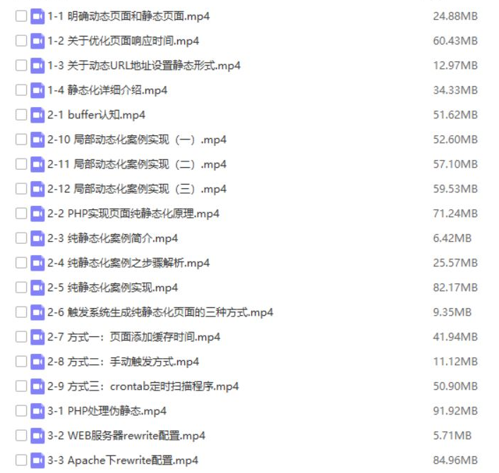 PHP实现页面静态化设计教程