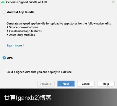generate Signed Bundle /apk1