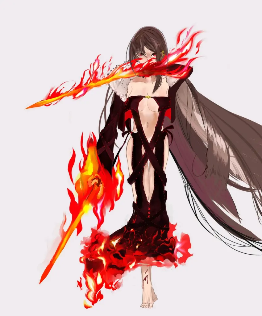 p站fgo虞美人图