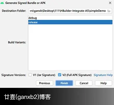 generate Signed Bundle /apk3