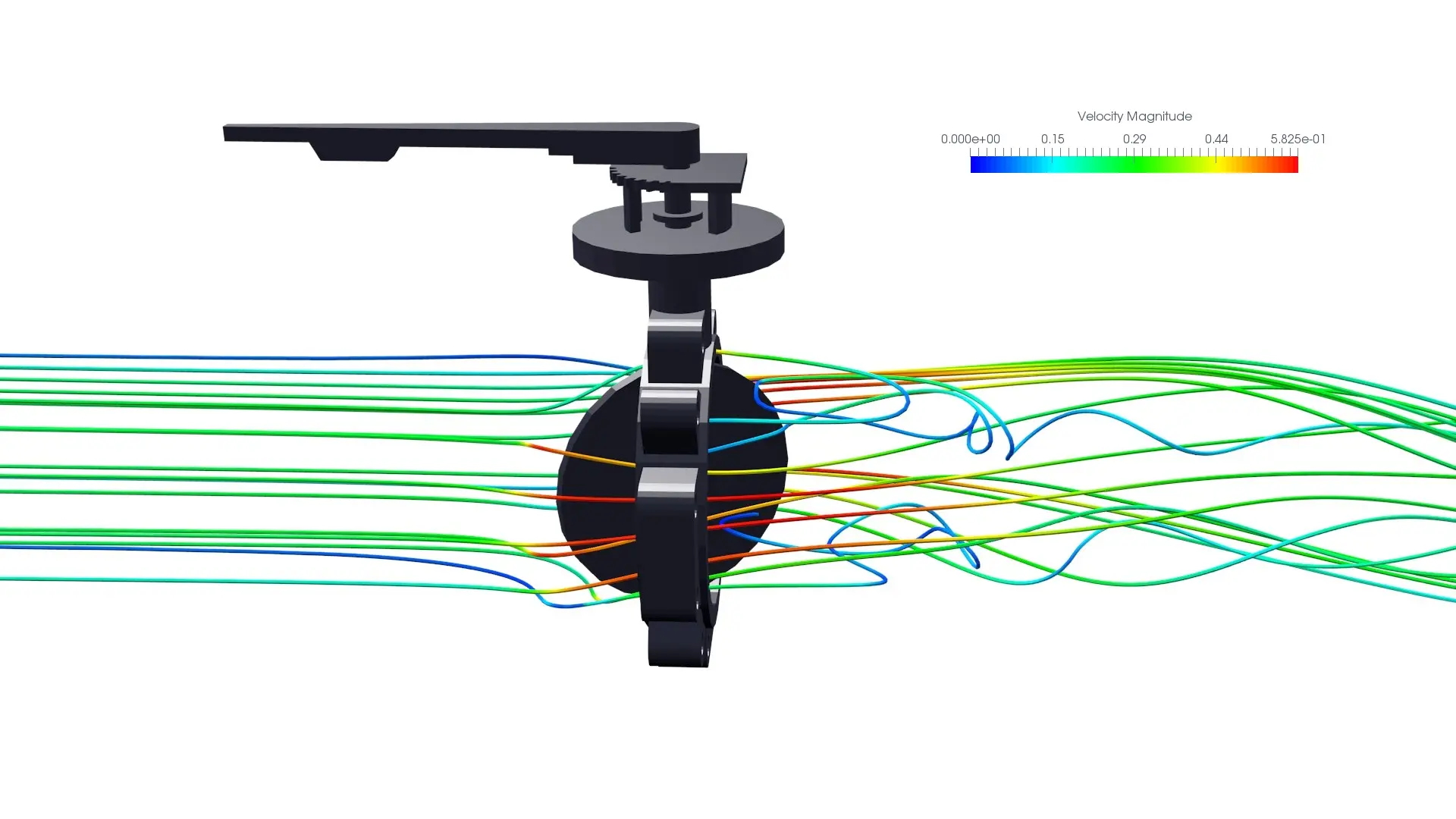 使用 ansys cfx 進行蝶閥仿真